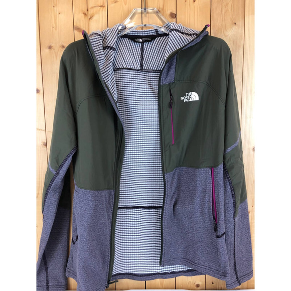 The North Face Women's Purple and Green Zip-Up Jacket, Small - Picture 2 of 5